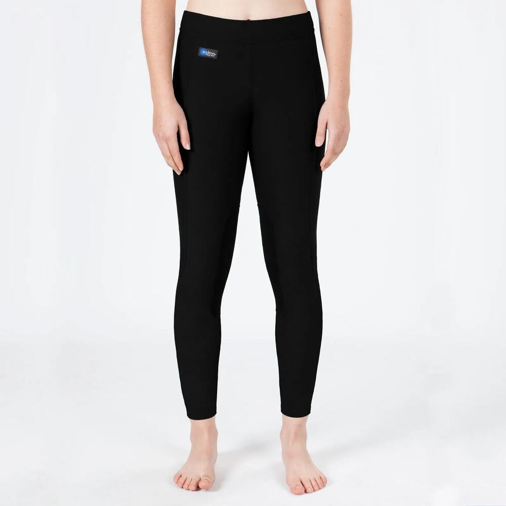 Irideon Size ML M Long Knee Patch Riding Leggings Power Stretch Breeches Pants